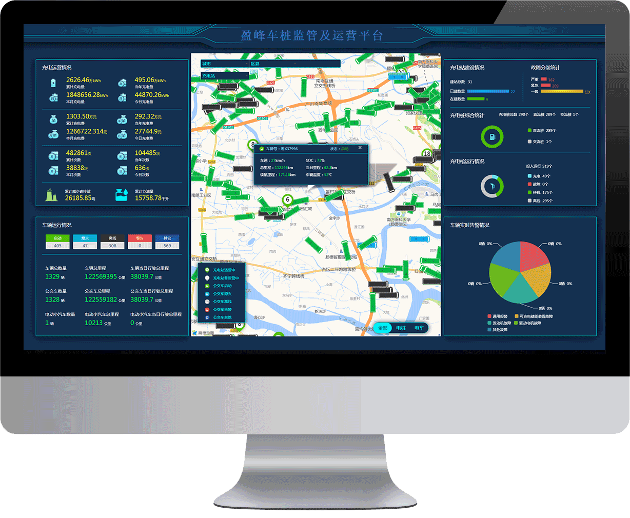 新品！盈峰環(huán)境電動汽車智能充電系統(tǒng)榮耀登場